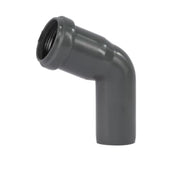 32 mm x 67° Bøjning afløb PP grå
