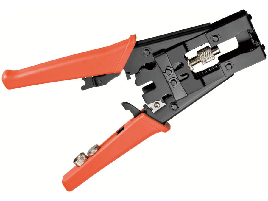 COAX kompressions krimptang - Til F/IEC/BNC/RCA kompres-stik