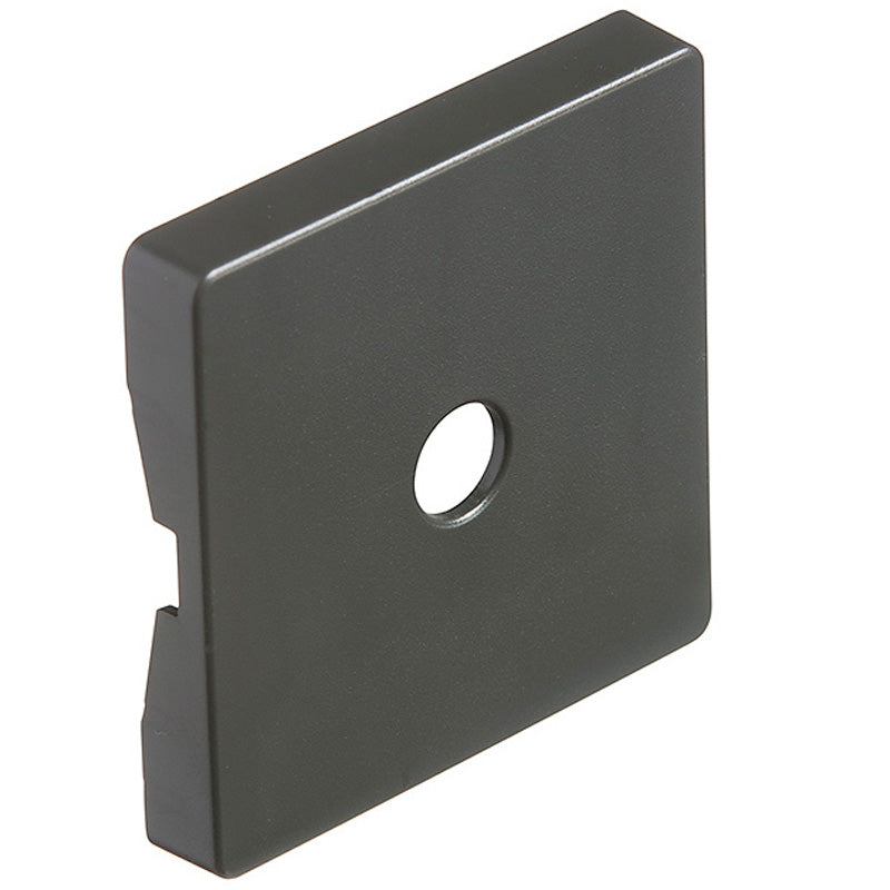 Fuga Afdækning for udtag. 50x50 Koksgrå (Ny Model)