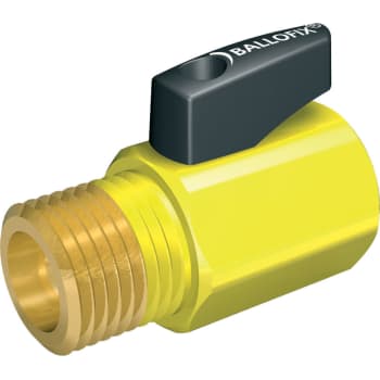 1/2" Kugleventil t/gas m/n m/greb