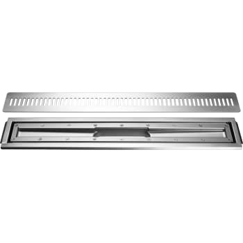 Unidrain armatur/ramme/rist vinyl 800 mm