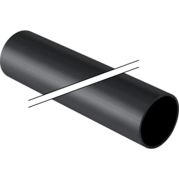 40 x 5000 mm Rør uden muffe sort PEH Geberit