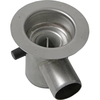 ACO 50 mm rendeudløb med vandlås og studs, vandret