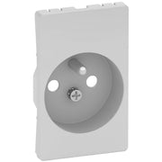 Afdækning for Fuga stikk. 2-pol med pindjord lysegrå