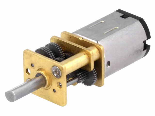 DC motor m. gearboks - 6V, 1000:1, D-aksel