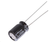 4,7uF / 350V Lodret elektrolyt, Ø8x11,5mm (105°C)