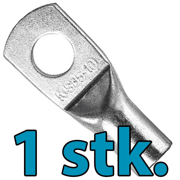 rørkabelsko cu 10mm2 ø8 mm. 1stk