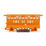 Din-skinne holder til samlemuffe i serien 221, 0,2-4 mm², orange