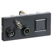 LK antenneudtag TV/R/SAT/RJ45 slutdåse TD352 - KG