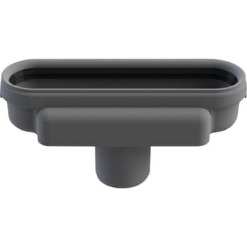 Unidrain 75 mm rendeudløb uden vandlås og studs, lodret