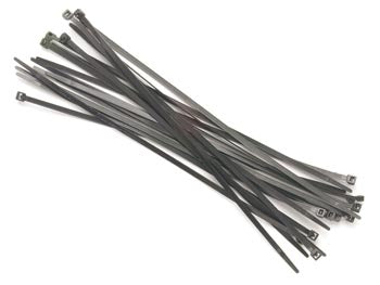 Kabelstrips - 4,8x300mm, Sort (100 stk.)