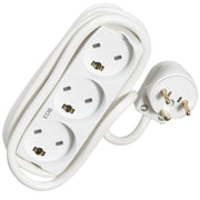 3-stik EDB m/j 1,5m hvid