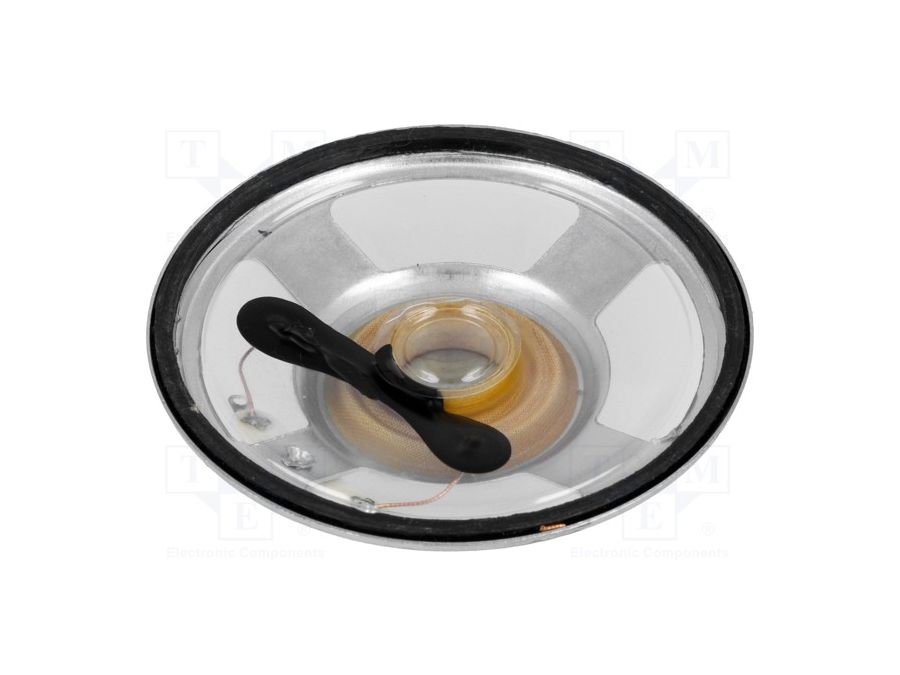 Minihøjttaler - 0,5W / 8ohm, 0-4000Hz, Ø66mm