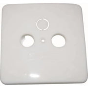 Dækplade AD 23, 80 x 80 mm, hvid