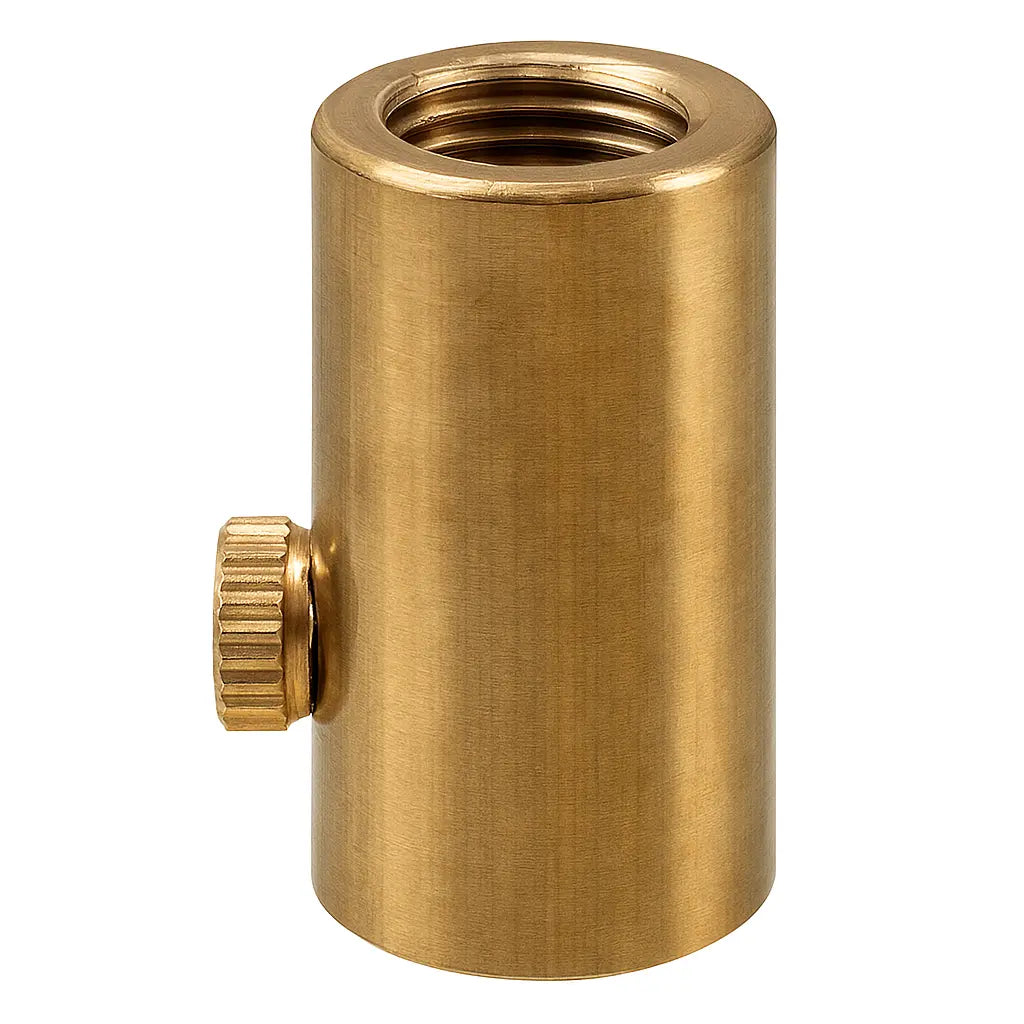 Trækkaflastning i messing, m. indvendig gevind, Ø10 mm. - 4 stk.