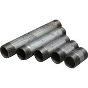 1/2" x 60 mm Galvaniseret nippelrør