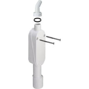 Viega vandlås til væg 40/50 mm med afgang til vaskemaskine