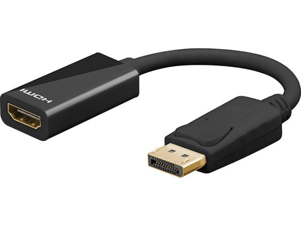 DisplayPort 1.2 adapter - DP han til HDMI hun (m. audio)