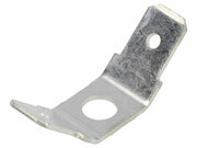 Dobbelt spadestik til M4 skruemont. - 2 x 6,3mm han