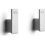 Unidrain Reframe håndklædekrog (2 stk) -børstet stål