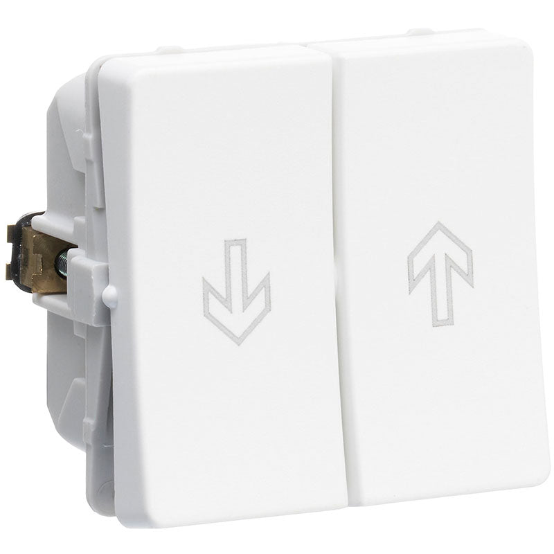 LK Fuga jalousi afbryder 16A - hvid