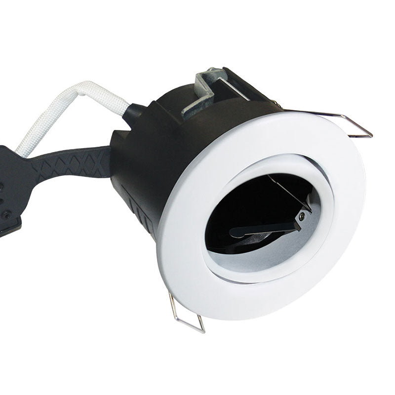 Pro Uni Install m. GU10 fatning - Rund, hvid