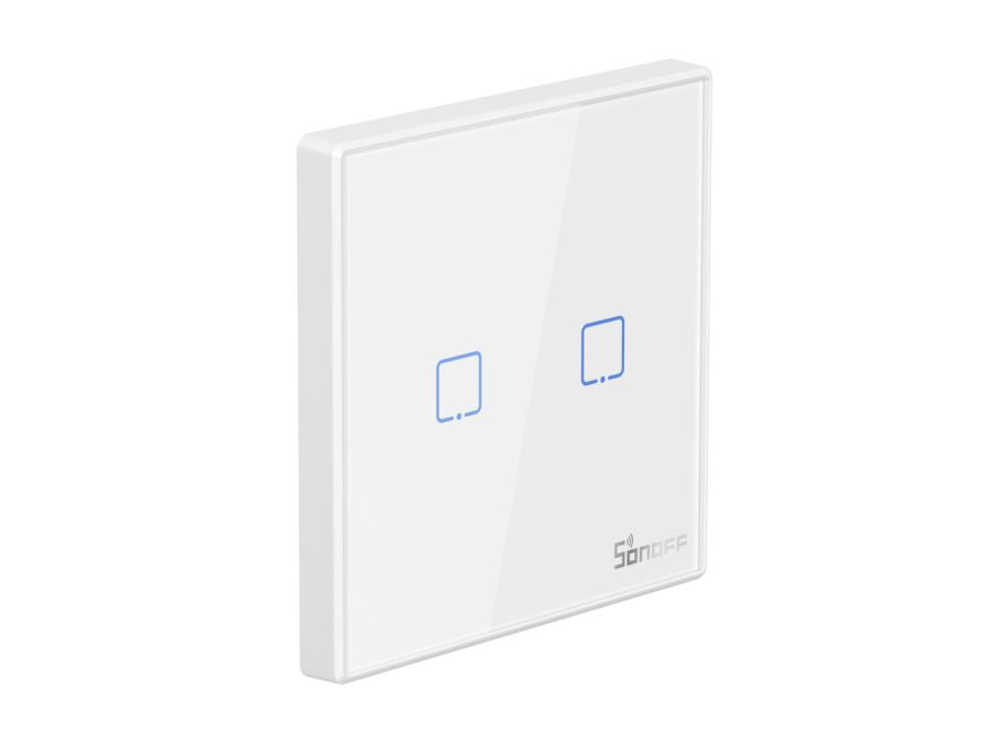 RF Touch Switch - 2 kanal, Hvid