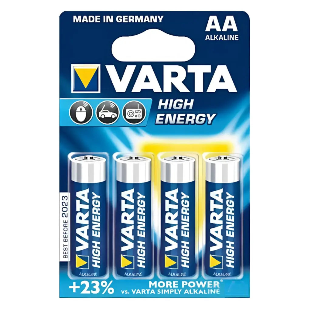 High Energy alkaline AA batteri  4 stk