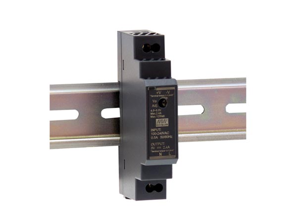 DIN-skinne strømforsyning, 12VDC 15W 1,25A (1SU)