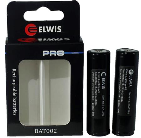 BATTERIER 2 X 18650, 3.7V, 2600 MAH