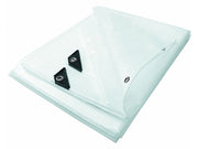 Presenning m. armeringsnet - 4x6m Klar PE (125g/m²)