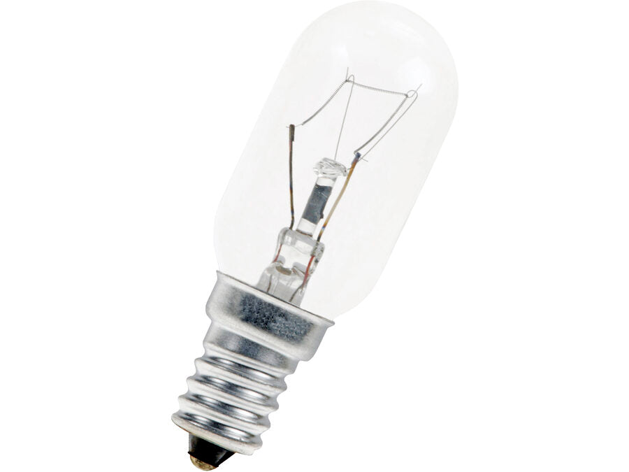Ovnpære - 240V 40W 300°C, E14 sokkel (Ø25x70mm)