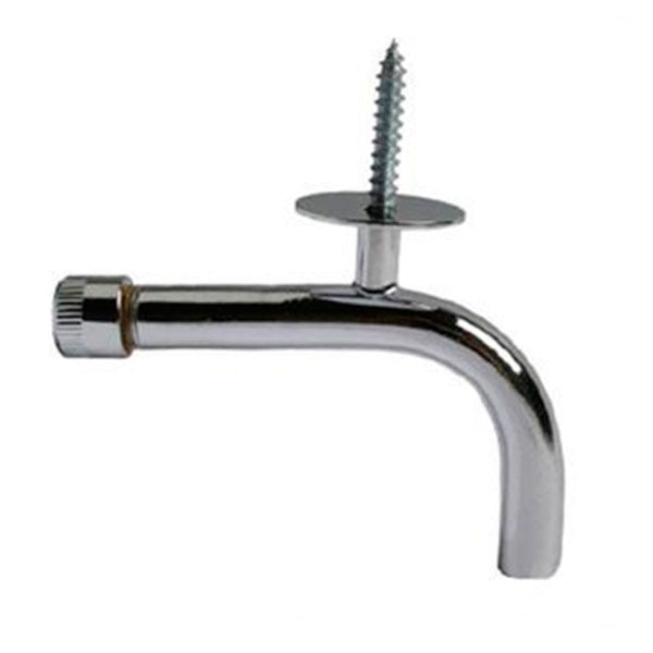 Svanehals M/1 1/4" Skrue - Krom