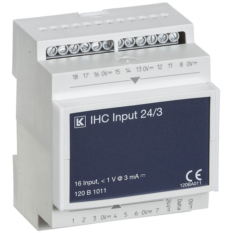 IHC Control® Input 24 V d.c. / 3 mA med 16 indgang