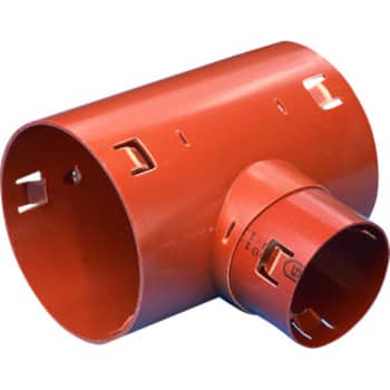 Wavin 160 x 92 mm 90 gr. PVC-drængrenrør