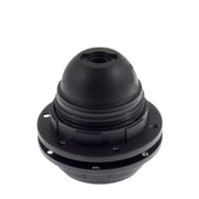 KRONEFATNING E27 SORT M/2 OMLØBERE