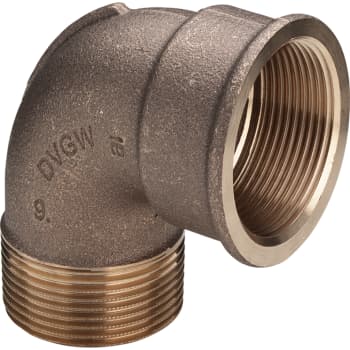 2.1/2" Rødgods Silicium Bronze bøjning 90°