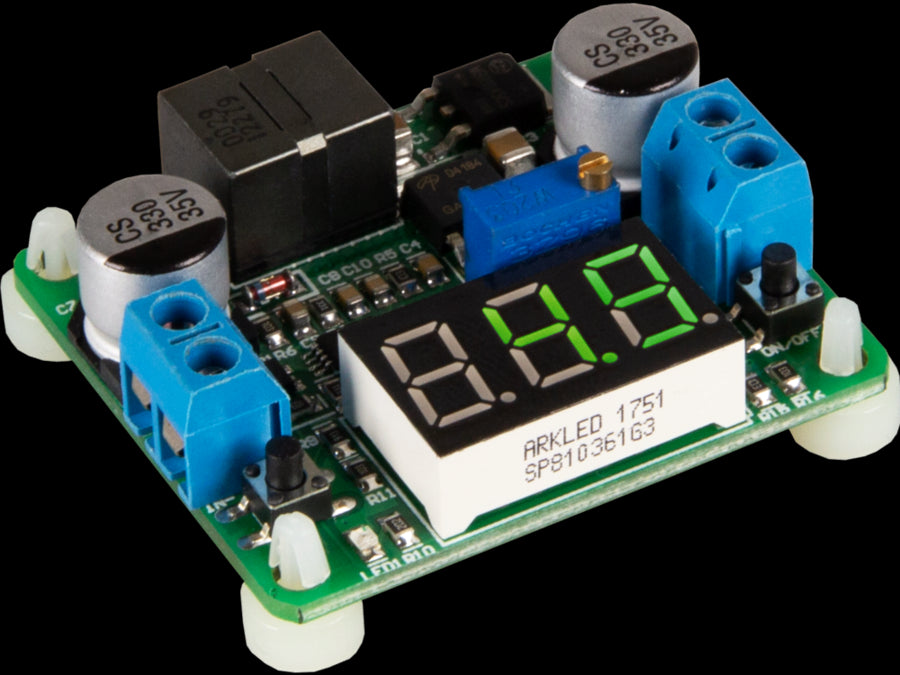 Step up/down konverter - 5-25V ind, 0,5-25V ud, 2A / 25W