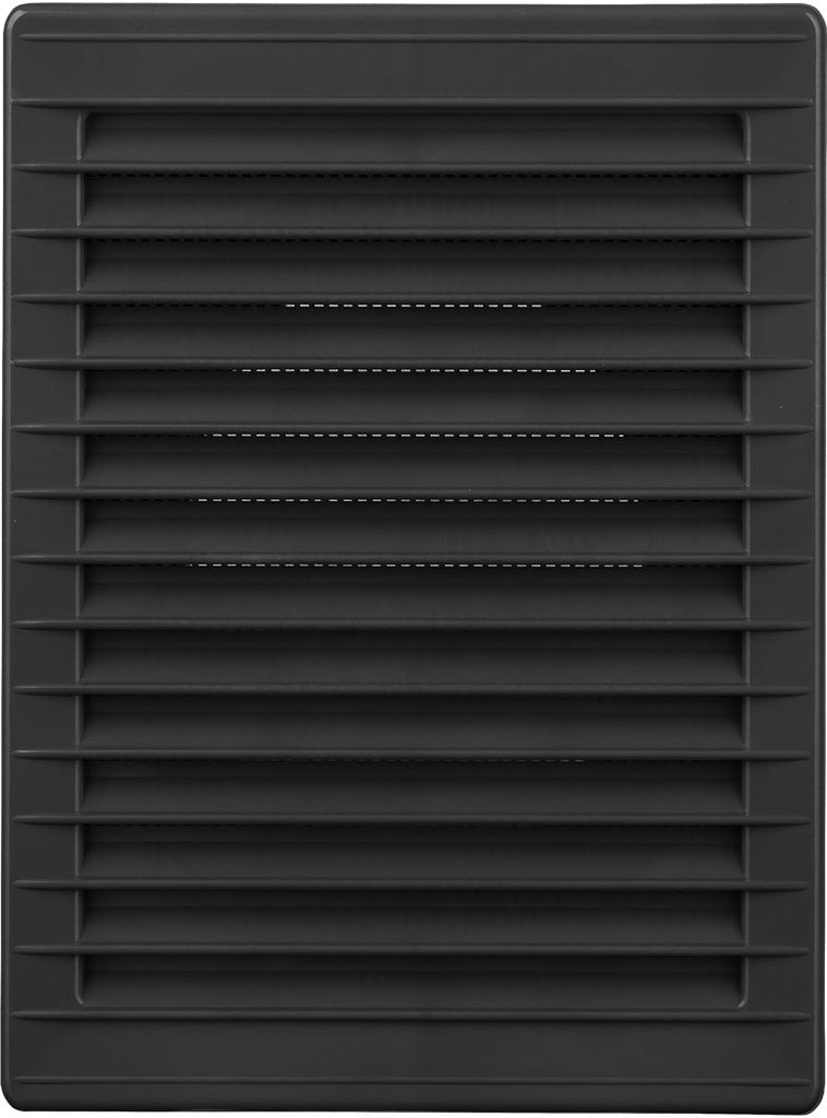 Rektangulær ventilationsrist - 140x210mm kanal, Grafit