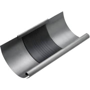 VMZINC ekspansionsstykke, ZINC NATUR - halvrund - 333 mm