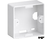 Underlag til 80x80 vægdåser (Tysk std.) - Hvid