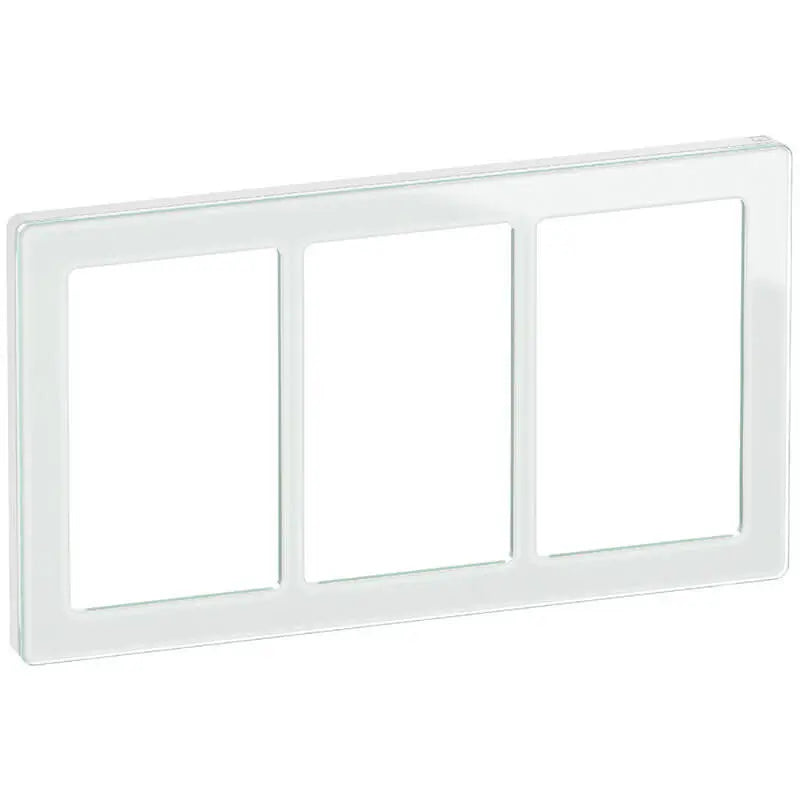 LK Fuga ramme PURE 66 glas 3x1½m - hvid