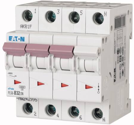 AUTOMATSIKRING B32A 3P+N 6KA 4M