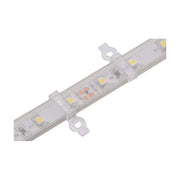 20 stk. klare monteringsklips til LED strip - 8mm, kompatible med IP65 strips