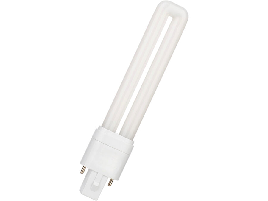 LED PL kompaktrør - 4.5W (9W), G23, EM+AC (830)