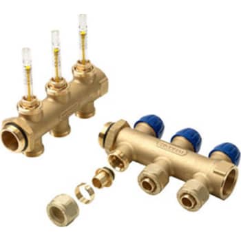 1" Ford.rørssæt 3 afgr.m/flow m/20x