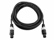 Prof. højttalerkabel - 2 x 2P SPEAKON han 2x1,5mm² (10m)