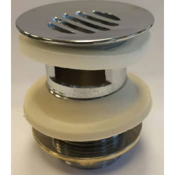 1.1/4" Bundventil med rist og overløb