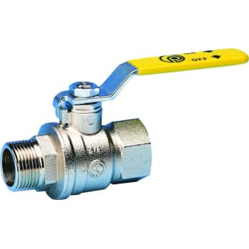 1/2" Kuglehane muffe/nippel t/gas