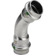 18 mm Bøjning Sanpress Inox 45° muffe/muffe